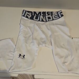 Under Armour Kids White and Black Leggings
